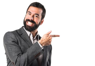 Adam izole arka plan