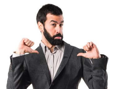 Adam izole arka plan