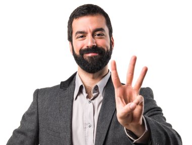 Adam izole arka plan