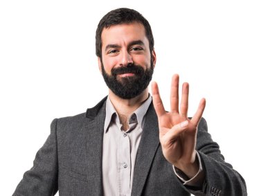 Adam izole arka plan