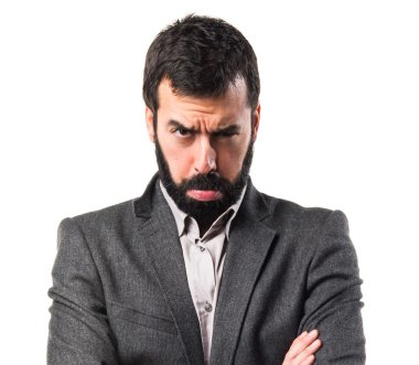 Adam izole arka plan