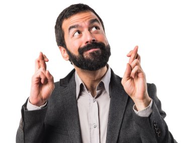 Adam izole arka plan