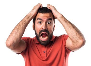 İzole bankamatik adam