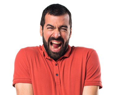 İzole bankamatik adam