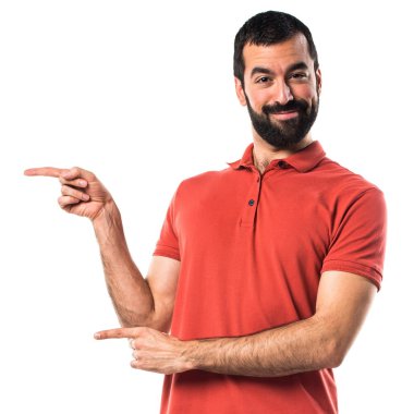 Yakışıklı adam lateral için işaret