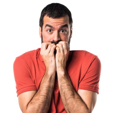 İzole bankamatik adam