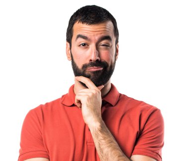 İzole bankamatik adam