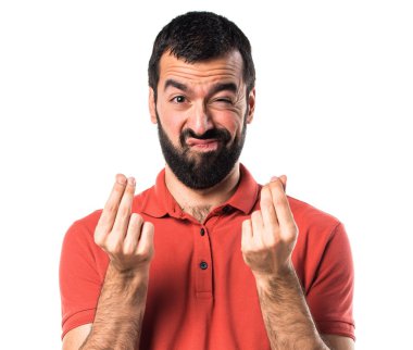 İzole bankamatik adam