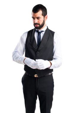 beyaz zemin üzerine