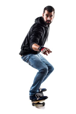 Adam izole arka plan