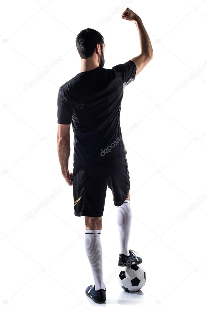 Man over isolated background