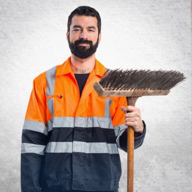 Adam izole arka plan