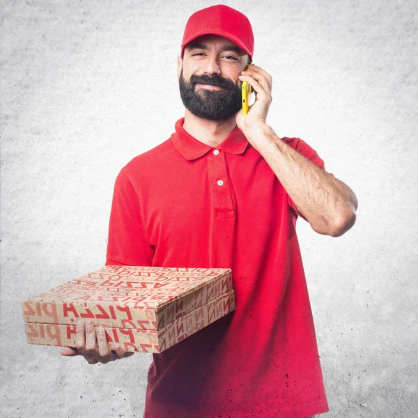 Hombre sobre fondo aislado — Foto de Stock