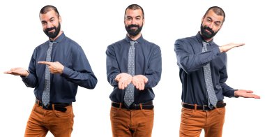 Adam izole arka plan