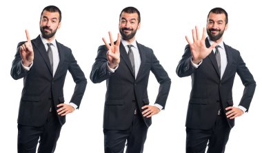 Adam izole arka plan