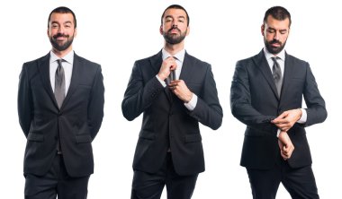 Adam izole arka plan