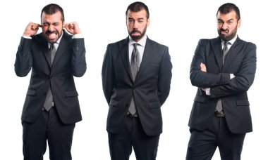 Adam izole arka plan