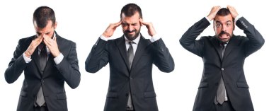 Adam izole arka plan