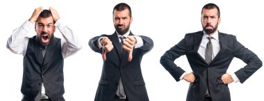 İşadamı kötü sinyal yapıyor