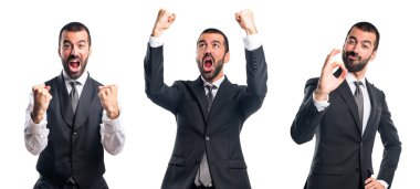 Adam izole arka plan