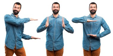 Adam izole arka plan