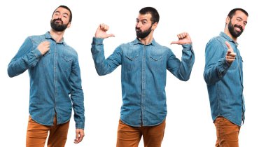 Adam izole arka plan