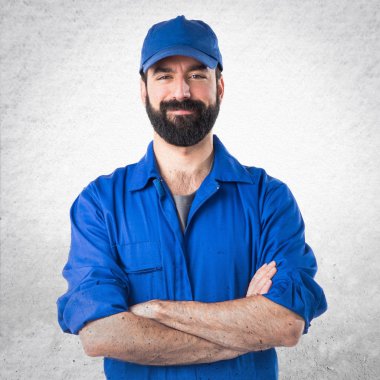 Adam izole arka plan