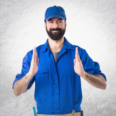 Adam izole arka plan