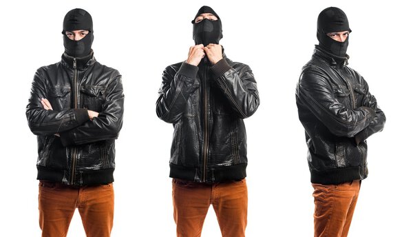 Человек на изолированном фоне
