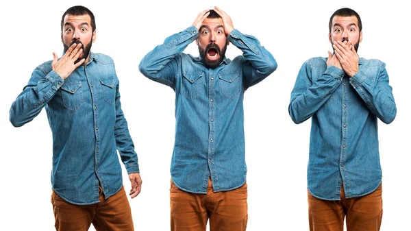 Adam izole arka plan