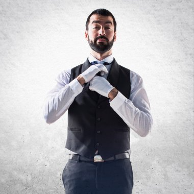 Adam izole arka plan