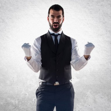 Adam izole arka plan