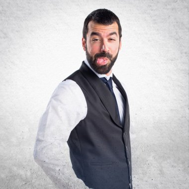 Adam izole arka plan