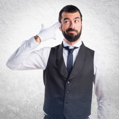 Adam izole arka plan