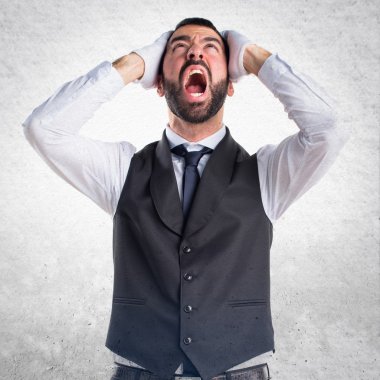 Adam izole arka plan