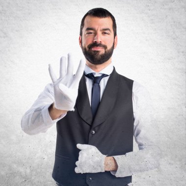 Adam izole arka plan