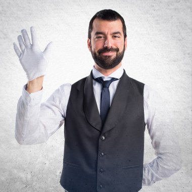 Adam izole arka plan