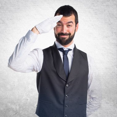 Adam izole arka plan