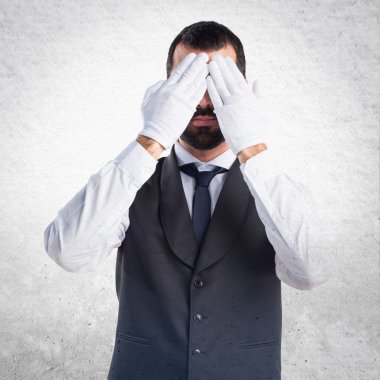 Adam izole arka plan