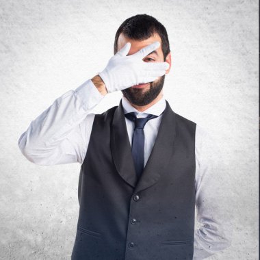 Adam izole arka plan