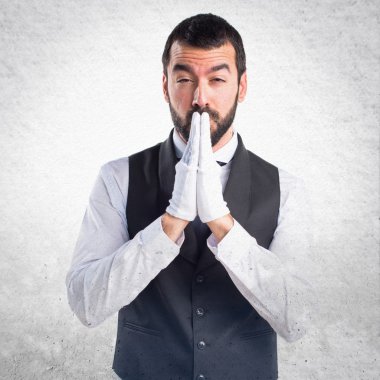 Adam izole arka plan