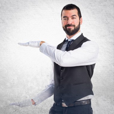 Adam izole arka plan