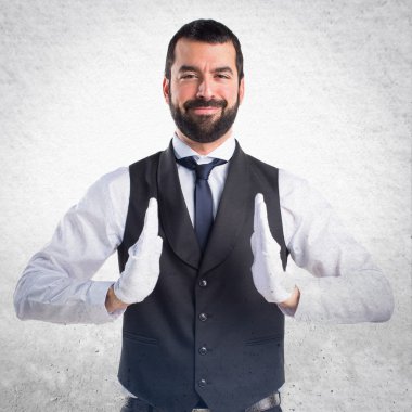 Adam izole arka plan