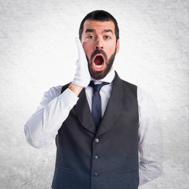 Adam izole arka plan