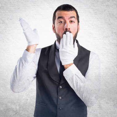 Adam izole arka plan