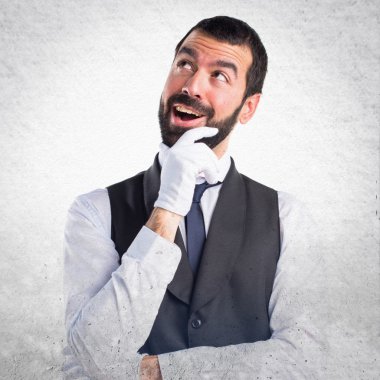 Adam izole arka plan