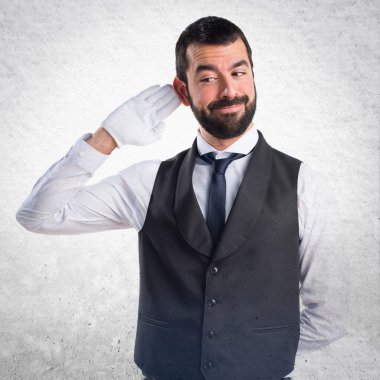 Adam izole arka plan