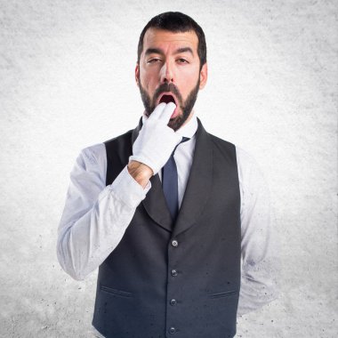 Adam izole arka plan