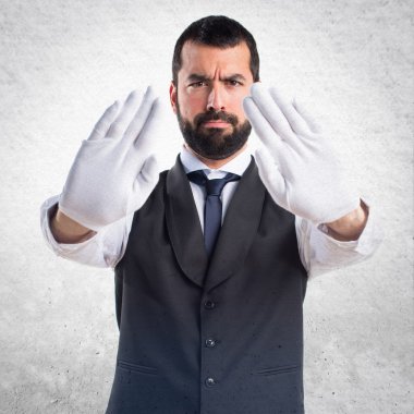 Adam izole arka plan