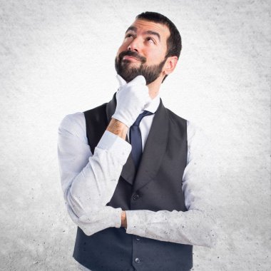 Adam izole arka plan